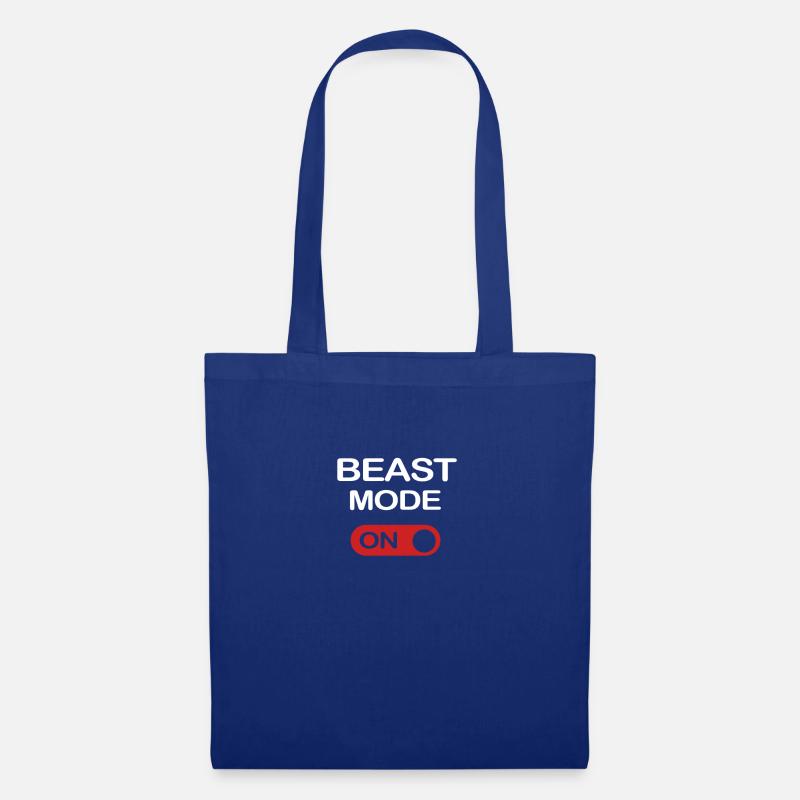 BEAST MODE - Stoffbeutel - Royalblau