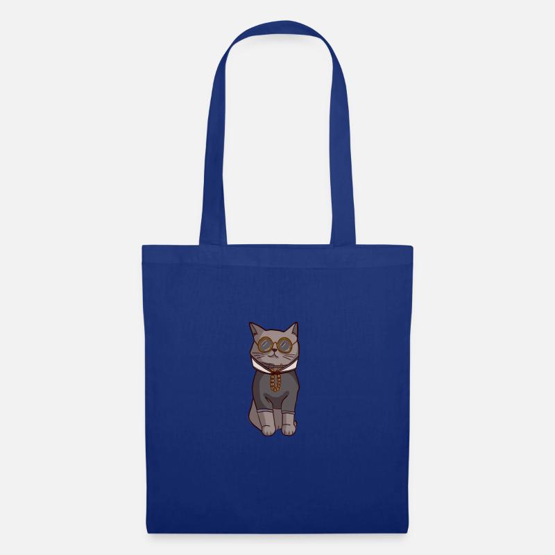 cool cat - Stoffbeutel - Royalblau