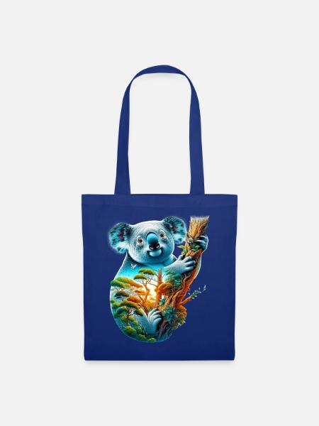 Koala - Stoffbeutel - Royalblau