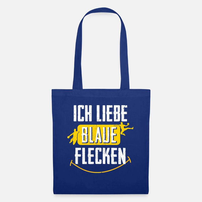 Handball Blaue Flecken - Stoffbeutel - Royalblau
