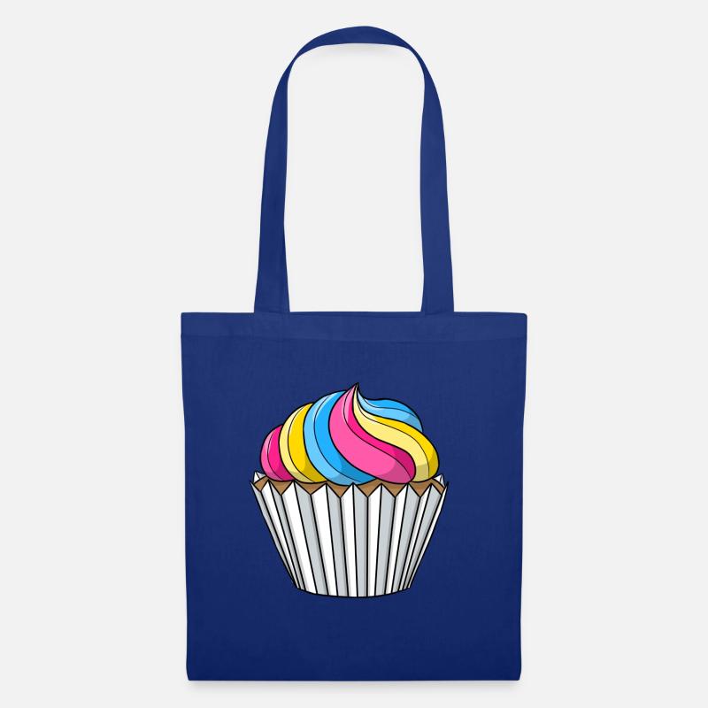 Pansexual Pride Cupcake - Tote Bag - royal blue
