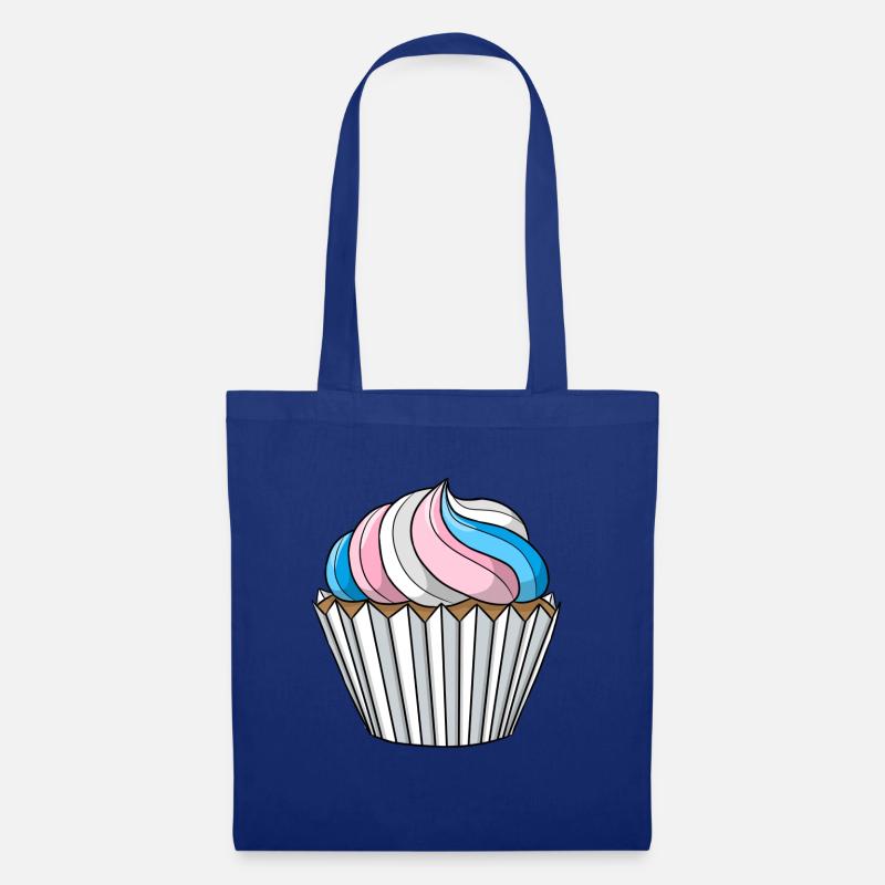 Transgender Pride Cupcake - Tote Bag - royal blue