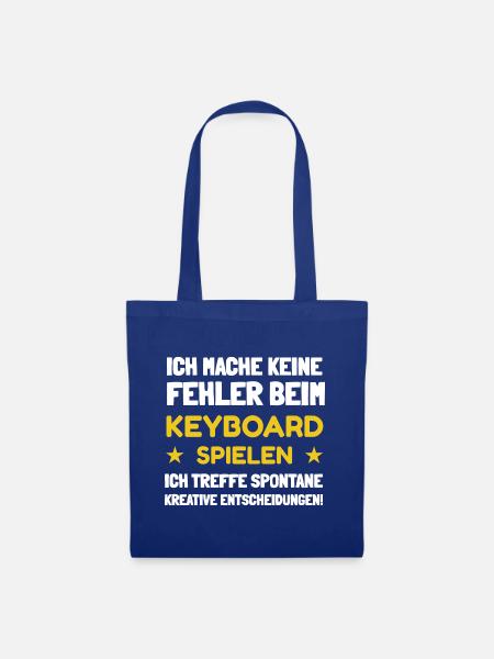 Keyboarder - Stoffbeutel - Royalblau