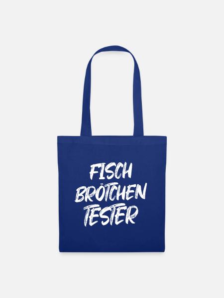 Fischbrötchen Tester powered by Design vom Haff - Stoffbeutel - Royalblau