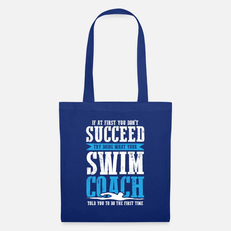 Schwimmen Trainer - Stoffbeutel - Royalblau
