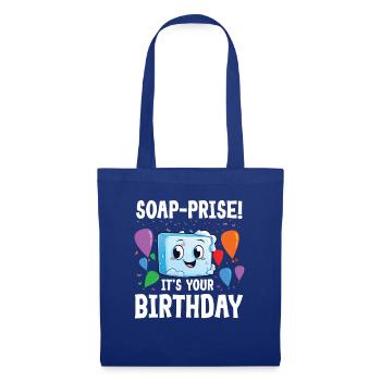 Soap-Prise It's Your Birthday für einen - Stoffbeutel - Royalblau - Vorne