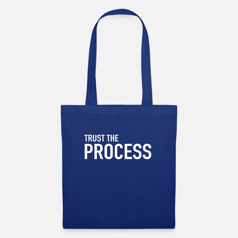 Trust the process - Tote Bag - royal blue
