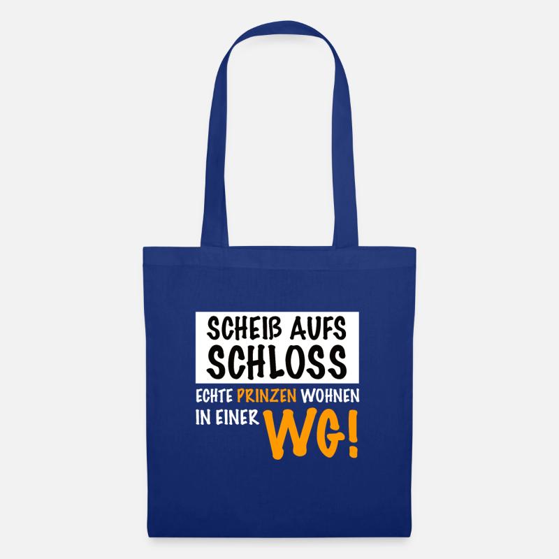 Mitbewohner Mitbewohnerin WG Geschenkidee - Stoffbeutel - Royalblau