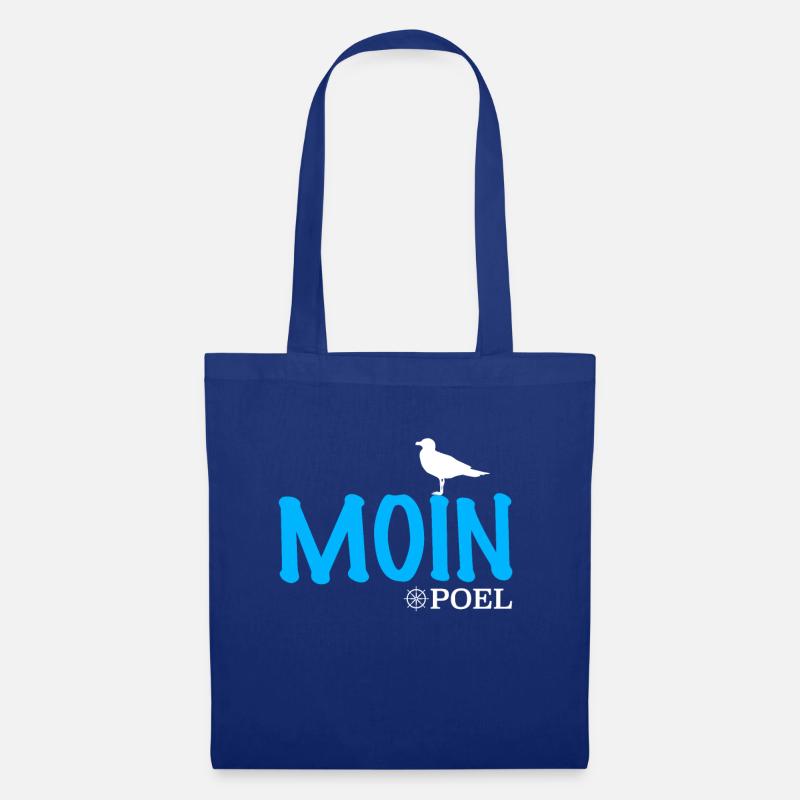 Conception de l'île de la mer Baltique de Poel - Sac en tissu - bleu royal