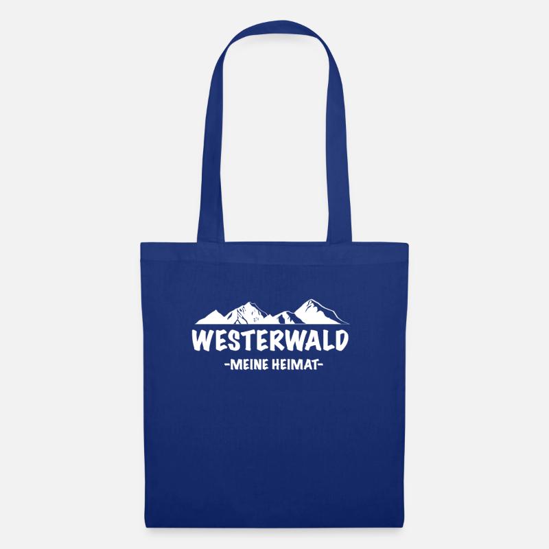 Der Westerwald ist meine Heimat - Stoffbeutel - Royalblau