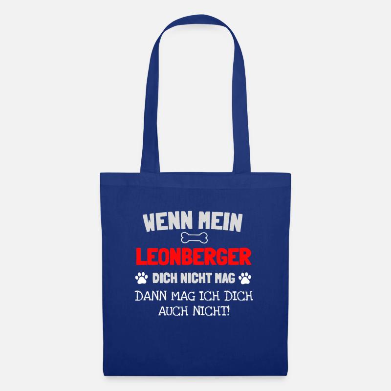 Hunderasse Leonberger - Stoffbeutel - Royalblau