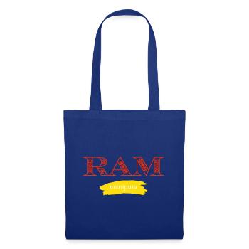 ram - Sac en tissu - bleu royal - Devant