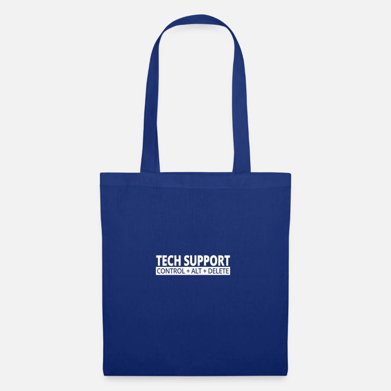 tech support - Stoffbeutel - Royalblau