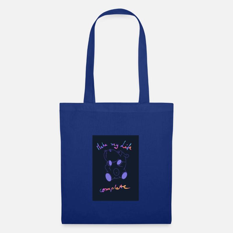 Hippo-design - Stoffbeutel - Royalblau