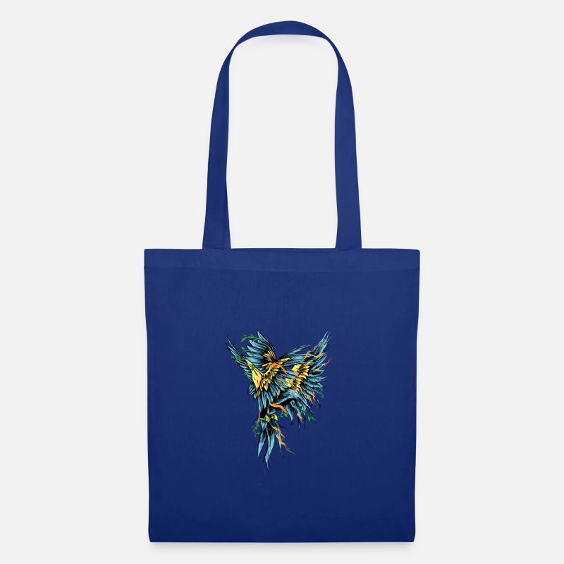 Friedensvogel - Stoffbeutel - Royalblau
