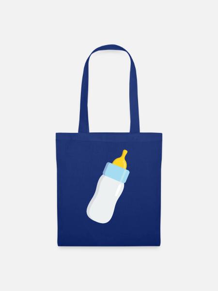 Baby Flasche - Stoffbeutel - Royalblau