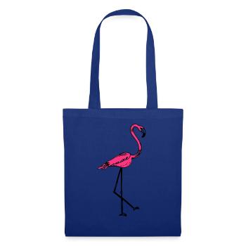 flamingo - Tote Bag - royal blue - Front