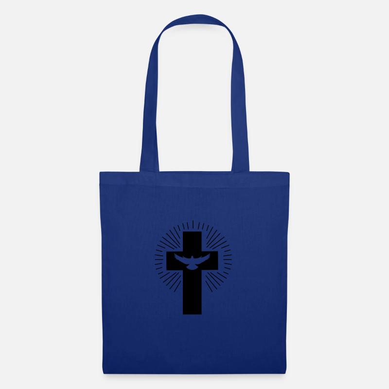 kreuz heiliger geist - Stoffbeutel - Royalblau