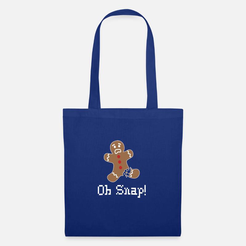 Oh Snap Ugly Sweater - Christmas - Stoffbeutel - Royalblau