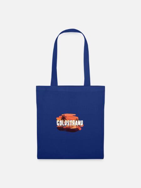 Goldstrand - Stoffbeutel - Royalblau