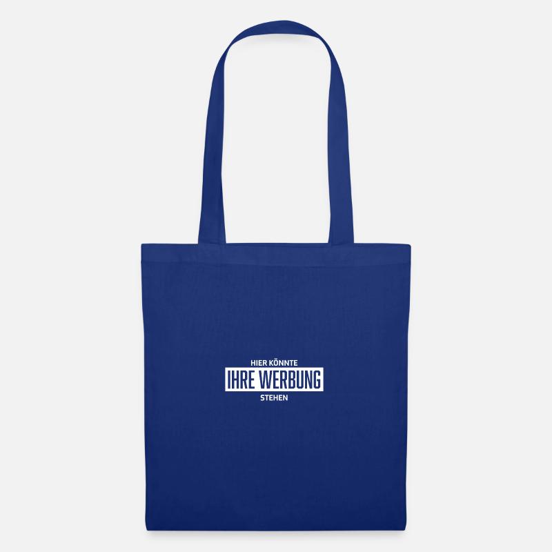 Hier könnte ihre Werbung stehen - Stoffbeutel - Royalblau