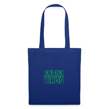 Faucon Oiseau Faucon - Sac en tissu - bleu royal - Devant