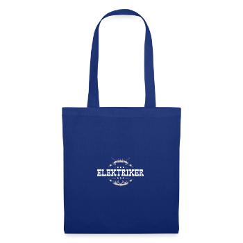 Elektriker Beruf - Stoffbeutel - Royalblau - Vorne