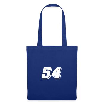 Symbole numérique 54 - Sac en tissu - bleu royal - Devant