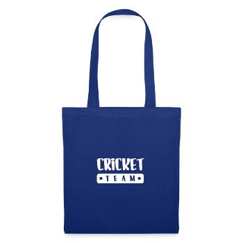 Cricket Team - Stoffbeutel - Royalblau - Vorne