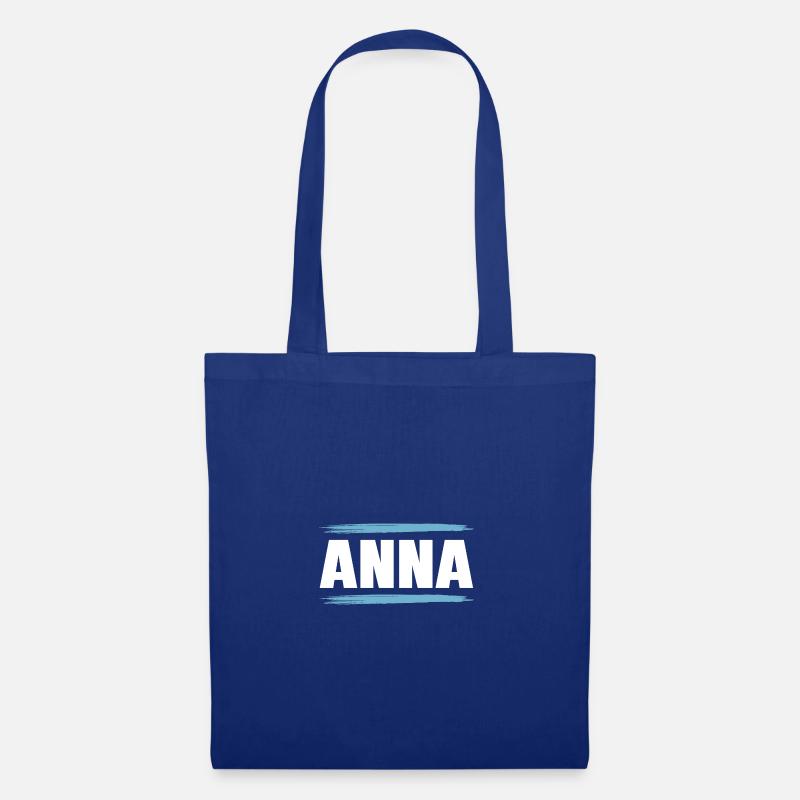 Anna - Stoffbeutel - Royalblau