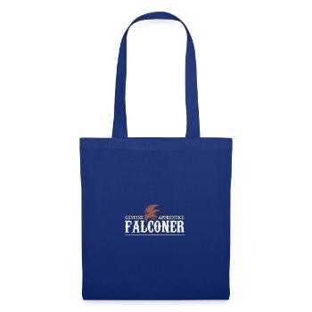 falconry quote pub hunting - Tote Bag - royal blue - Front