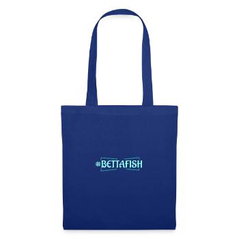 #BETTAFISH Geschenke für Kampffisch Besitzer - Stoffbeutel - Royalblau - Vorne