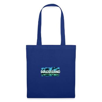 Sables dorés - Sac en tissu - bleu royal - Devant