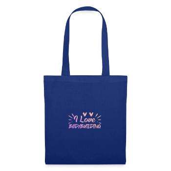 I love bodybuilding - Tote Bag - royal blue - Front