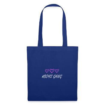 Boys Gang Herz Liebe - Stoffbeutel - Royalblau - Vorne