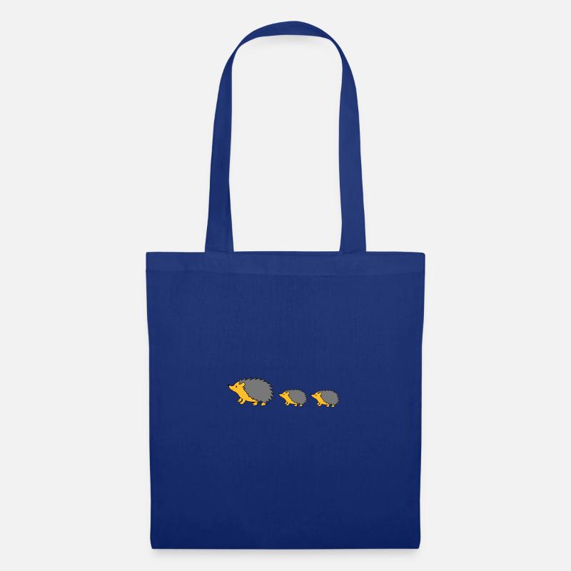 igel family - Stoffbeutel - Royalblau