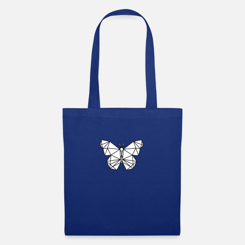 Schlichtes Schmetterling Design - Stoffbeutel - Royalblau