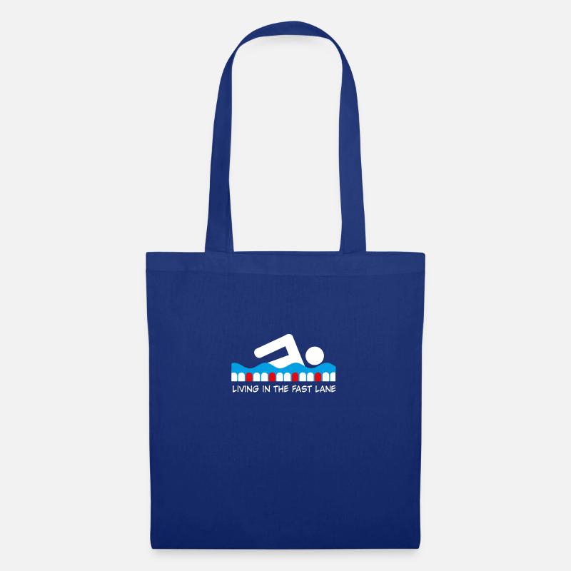 Schwimmen - Stoffbeutel - Royalblau