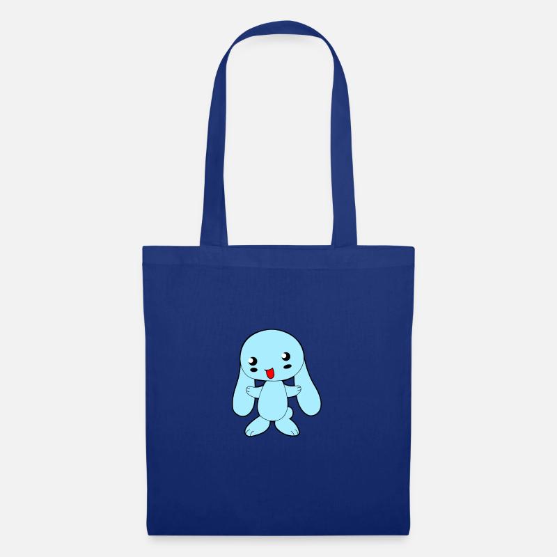 Light blue floppy eared rabbit - Tote Bag - royal blue