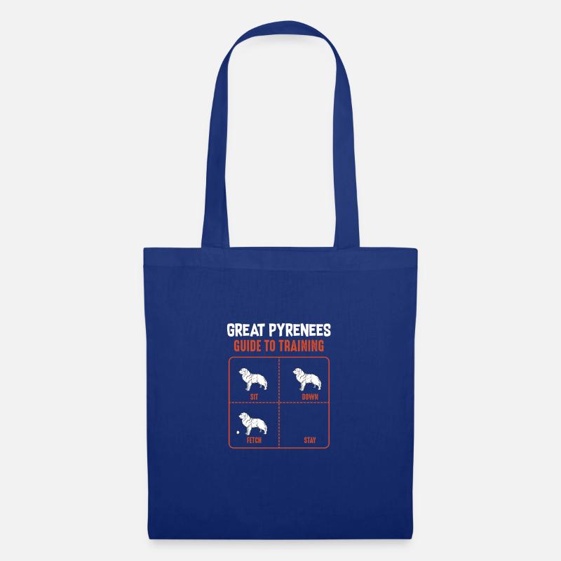 Great Pyrenees Guide To Training Pyrenäen Hund - Stoffbeutel - Royalblau