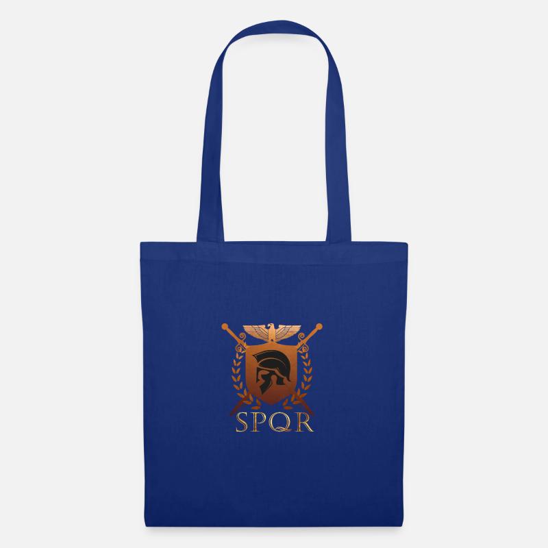 SPQR - Senatus Populusque Romanus - Römisches Reich - Stoffbeutel - Royalblau