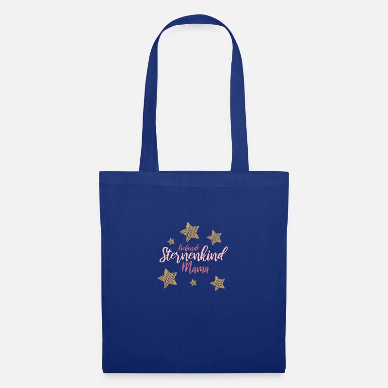 Sternenkind Sternenkinder Geschenk Idee Mama Mutte - Stoffbeutel - Royalblau