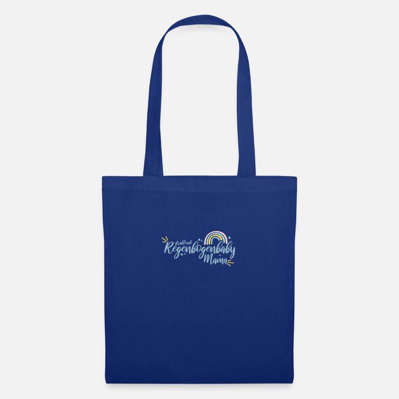 Regenbogen Kind Mama Geschenkidee Mutter Geschenk - Stoffbeutel - Royalblau
