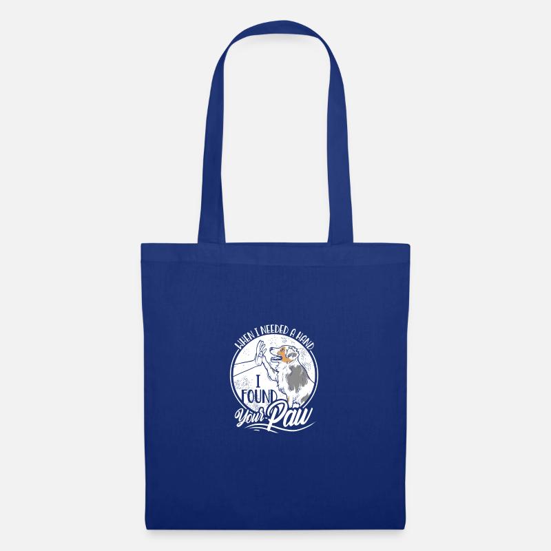 Australian Shepherd Paw Cute Australian Shepherd - Stoffbeutel - Royalblau