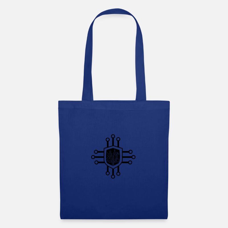 cyber security symbol 001 - Stoffbeutel - Royalblau