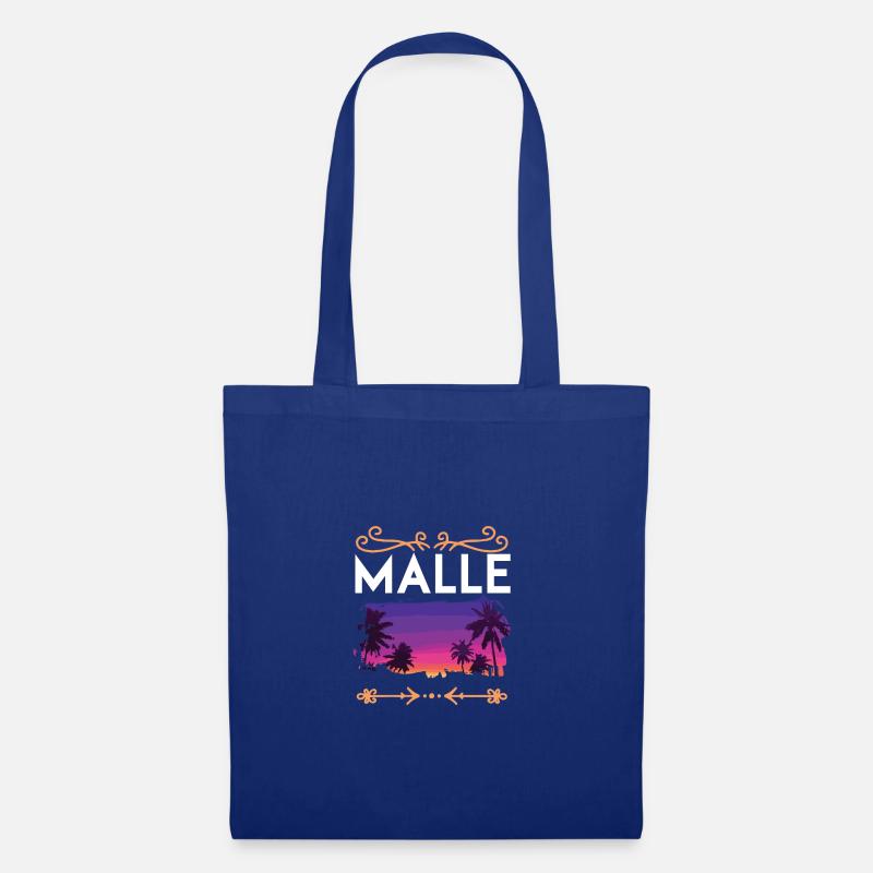 Malle - Stoffbeutel - Royalblau