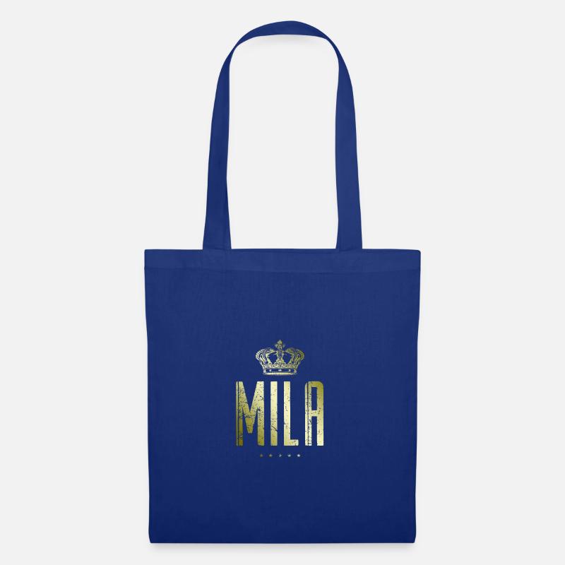 Mila - Stoffbeutel - Royalblau