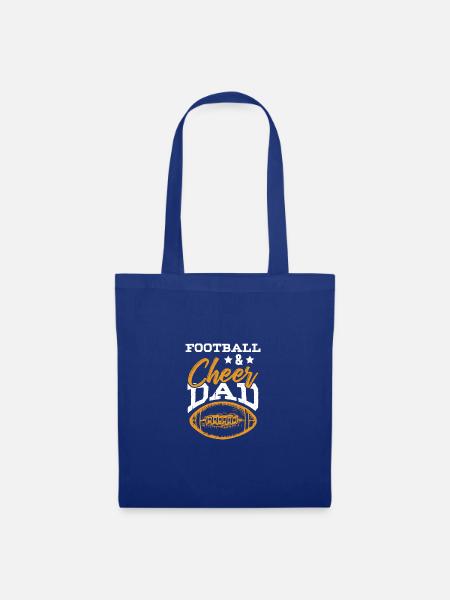 football cheerleading papa - Stoffbeutel - Royalblau