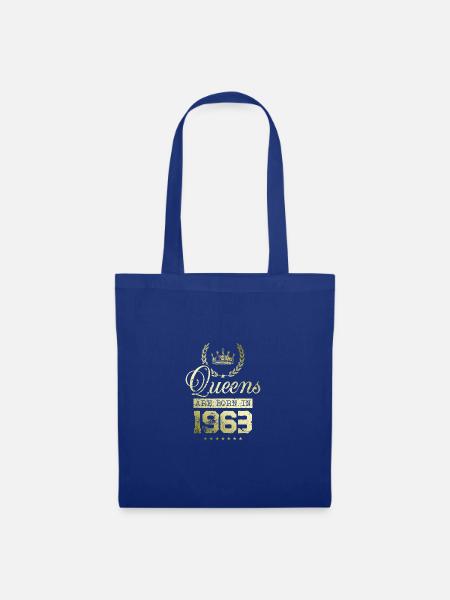 Queens born in 1963 - Stoffbeutel - Royalblau