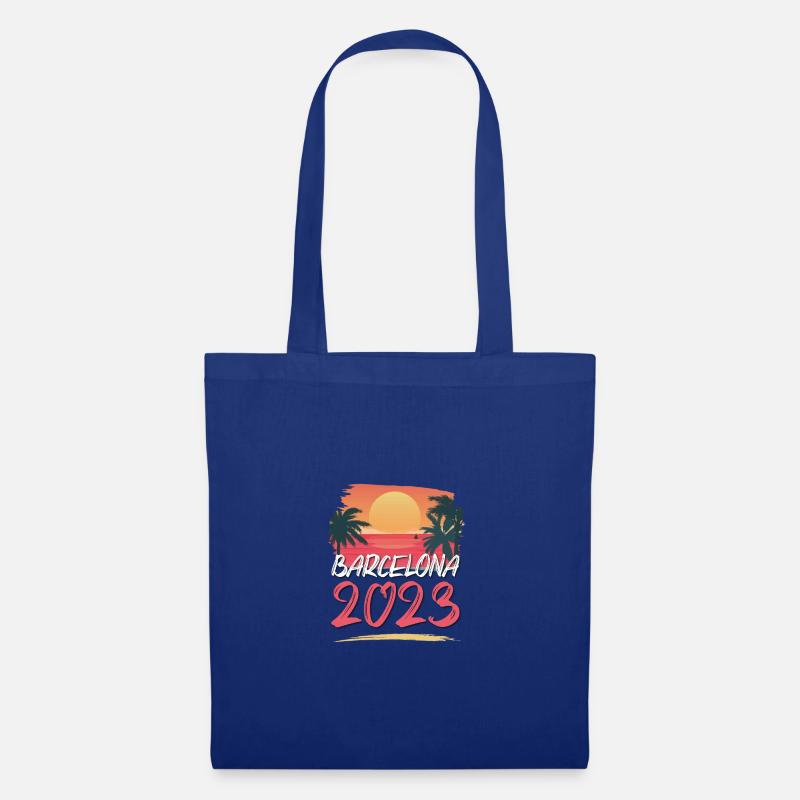 Barcelona 2023 - Stoffbeutel - Royalblau